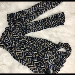 Blue & Black Ruffles Poetry Jumpsuit Size Small